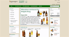 Desktop Screenshot of belgiskbryg.dk